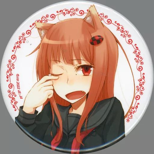 狼と香辛料 缶バッジ 【公式通販】 狼と香辛料 まるごとホロづくし