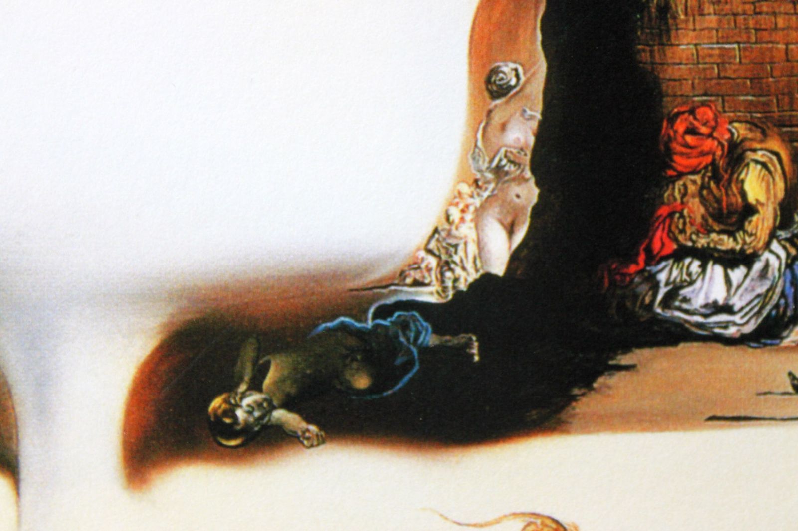 ■サルバドール・ダリ Salvador Dali■『浜辺の夢』■額付絵画 □サルバドール・ダリ Salvador Dali□『浜辺の夢』□額付絵画