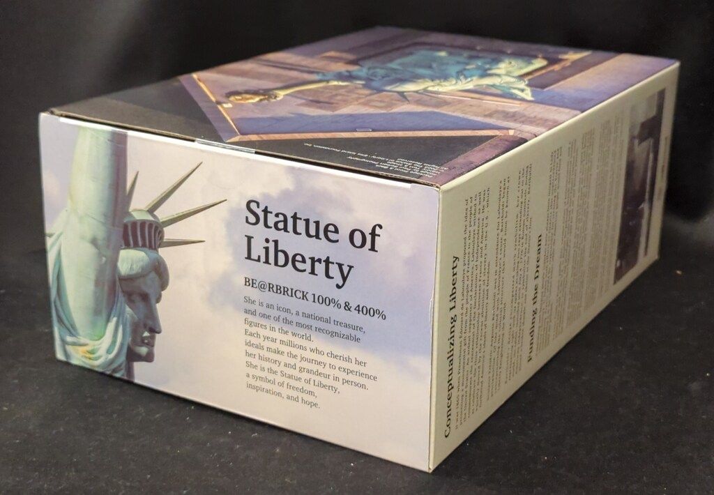 メディコムトイベアブリックSTATUE OF LIBERTY 400%と100% Statue of Liberty BE@RBRICK 100％ & 400％ – MCT TOKYO