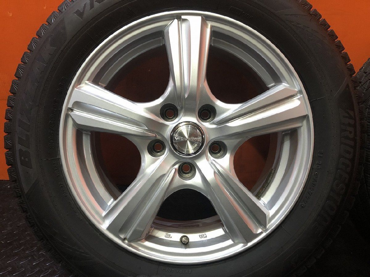 タイヤ・ホイール VRX3 205/60R16 BS BLIZZAK VRX3 205/60R16】スタッドレス【DUNLOP VIOLENTO 16