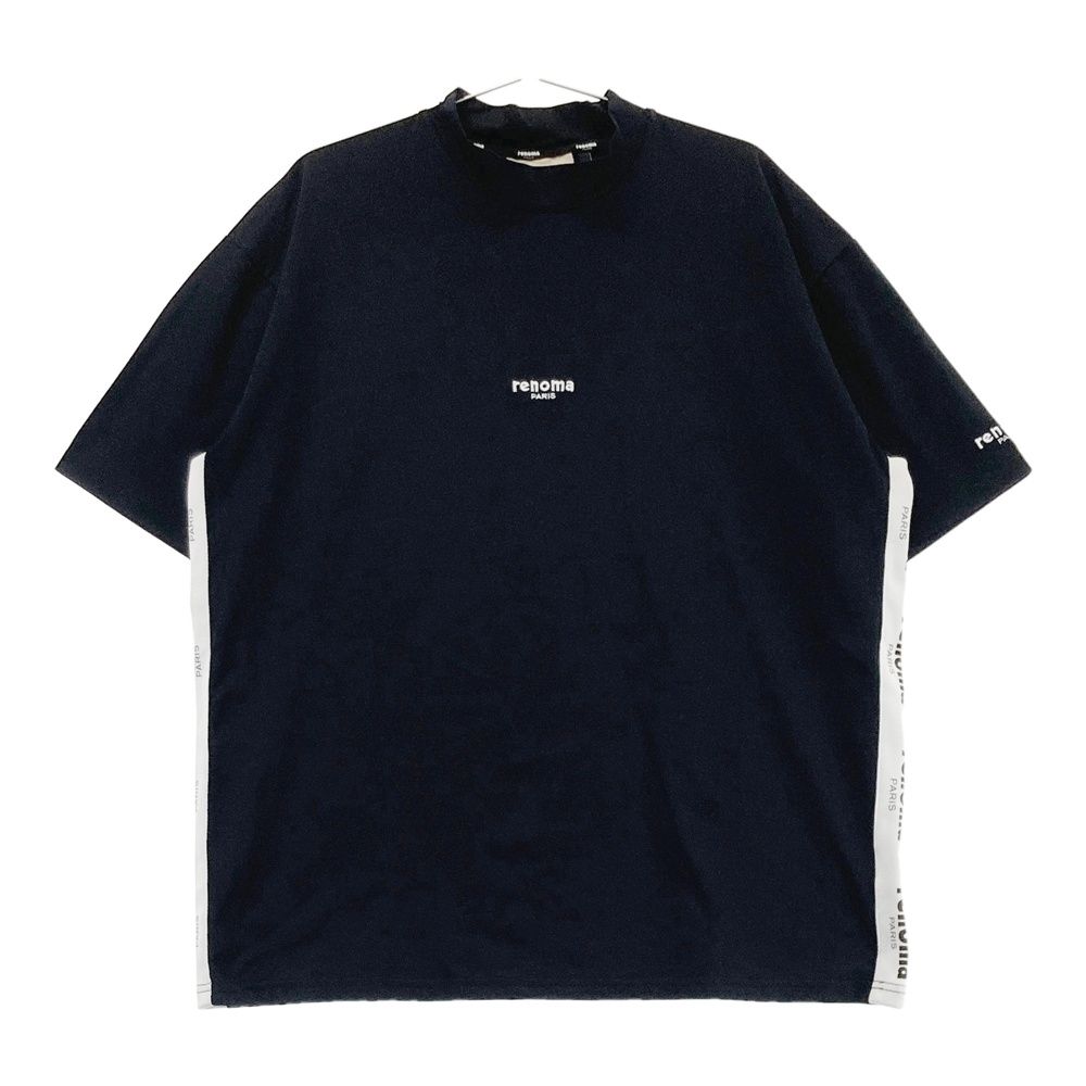 サイズ XL RENOMA GOLF レノマゴルフ 半袖モックネックTシャツ ブラック系 240101538365 ゴルフウェア メンズ ストスト