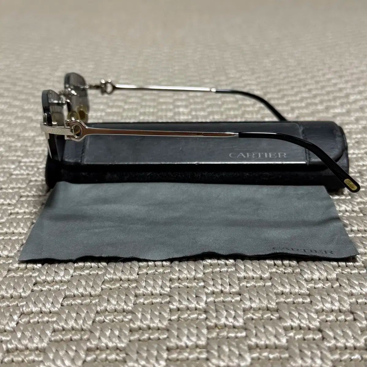OS ) Cartier Cartier(カルティエ) 銀 馬蹄形 フチなし OS ) Cartier Cartier(カルティエ) 銀 馬蹄形 フチなし
