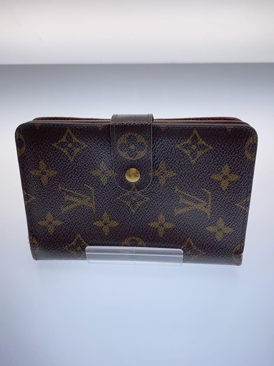 LOUIS VUITTON ポルト・パピエ・ジップ_モノグラム・キャンバス_BRW PVC ブラウン レディース - メルカリ