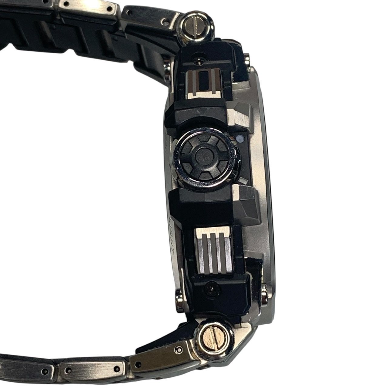 ♪3201 CASIO カシオ G-SHOCK ジーショック MTG-G1000D MT-G 電波ソーラー シルバー 稼働品 CAMPINGPARCCENTRAL_COM