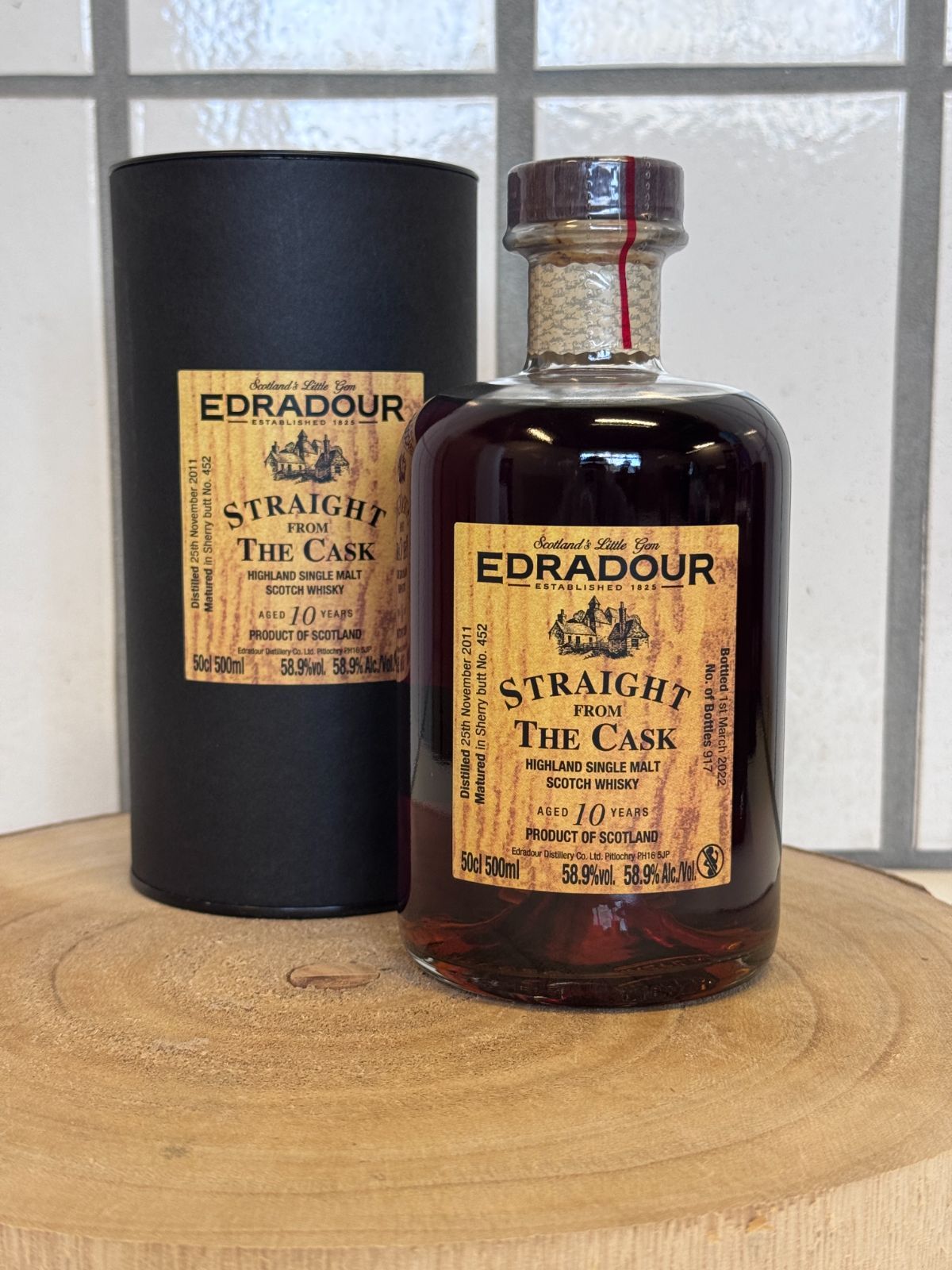 エドラダワー 10年 SFTC 452 Edradour 2011 Straight From The Cask - Sherry Cask Matured 58.9%