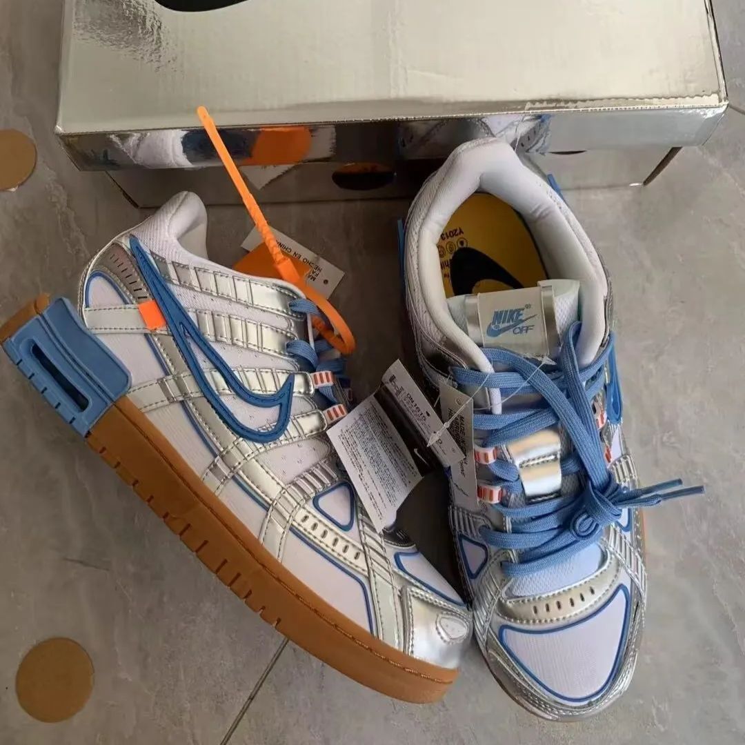 新品未使用ナイキOFF-WHITE x Nike Rubber Dunk Air University Blueスニーカー男女兼用 - メルカリ