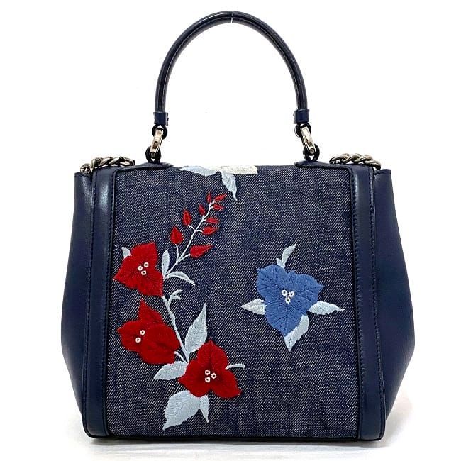 サルヴァトーレ フェラガモ 2way バッグ ネイビー ブルー ヴァラ