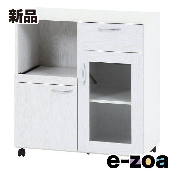 不二貿易 フジボウエキ キッチンワゴン オークホワイト 52303 2653240