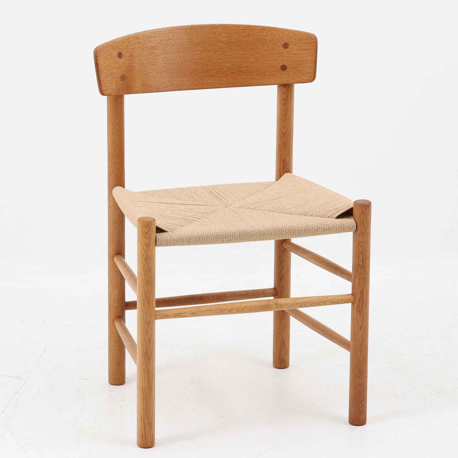 Borge Mogensen ダイニングチェア J39 オーク×ペーパーコード FDB ボーエ モーエンセン デンマーク製 DK18504 MARWIL-DEMENAGEMENTS_CH