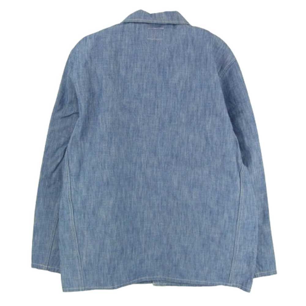 ONI DENIM 鬼デニム oni-03501-shvch 13oz Super Heavy Chambray Coverall スーパー ヘビー シャンブレー カバーオール ブルー系 42 上