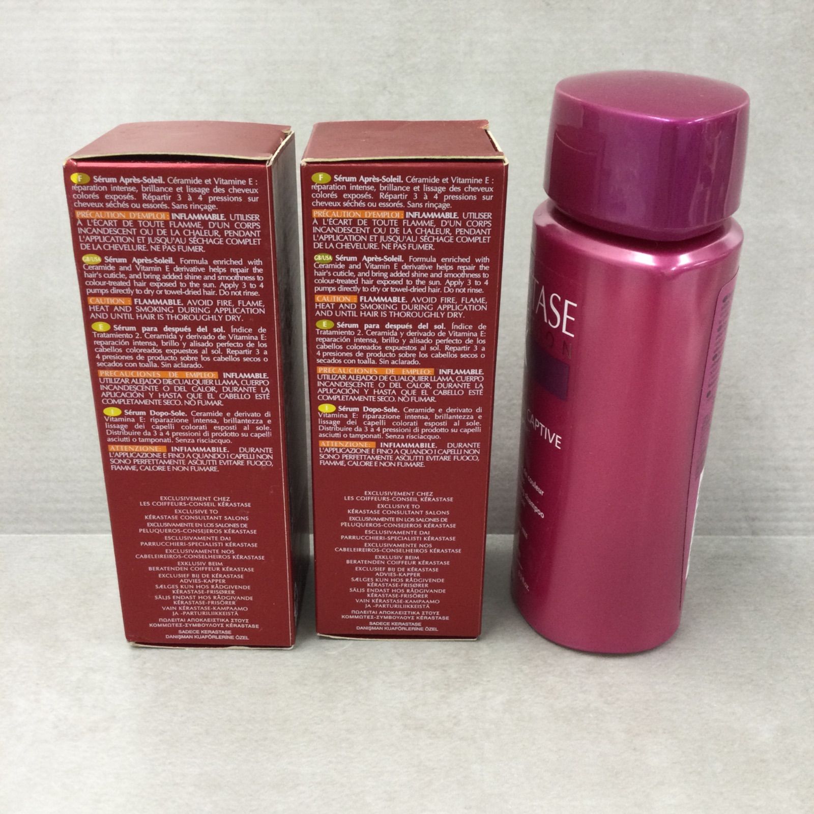 F616 C ケラスターゼ SO ブリアン ソレイユ 〈洗い流さないヘアトリートメント〉50mL x2 / ケラスターゼ RF バン クロマ  キャプティブ (シャンプー) 250mL - メルカリ