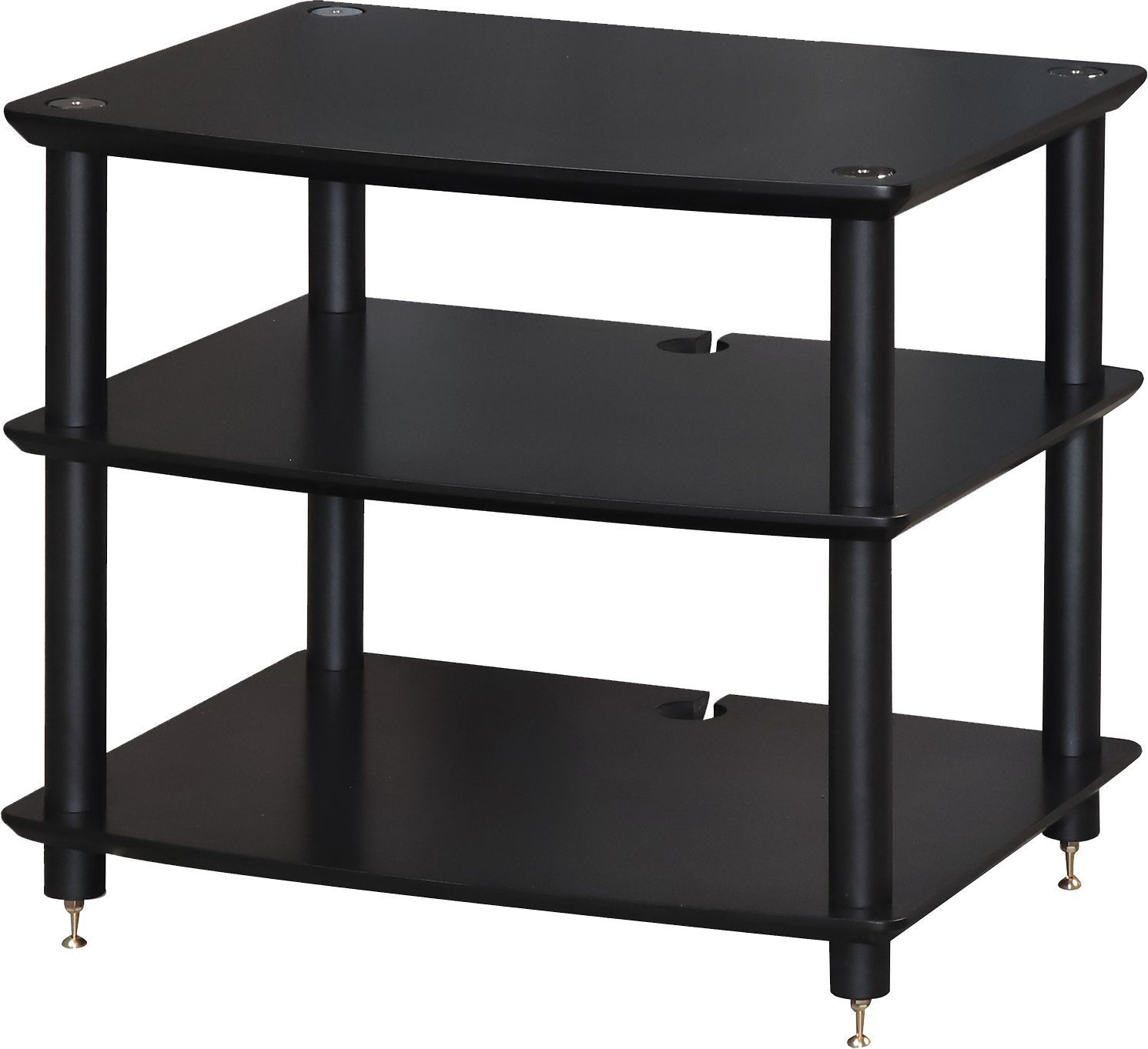 送料無料 Hi03BB 幅605mm奥行472mm 棚板ブラック支柱ブラック Hi03シリーズ オーディオラック Sound Magic サウンドマジック