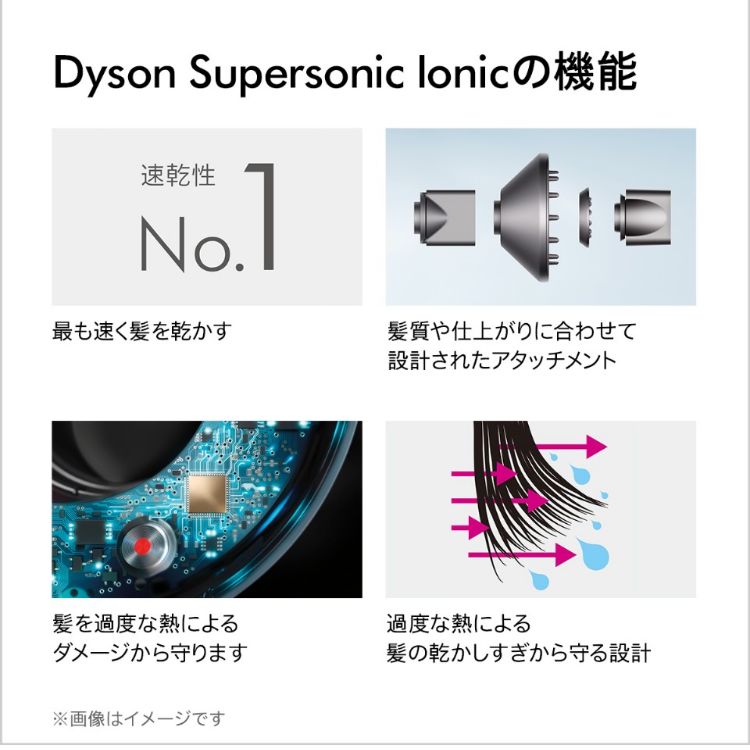 ダイソン Dyson Supersonic Ionic HD03 ULF BBN - メルカリ