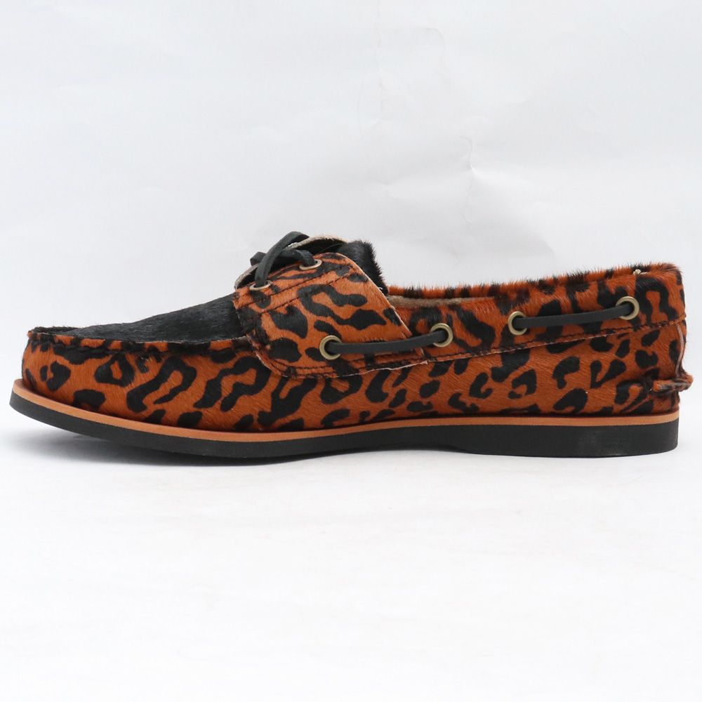 26.5cm TIMBERLAND × WACKO MARIA Leopard Classic Boat 2 Eye 0A5YYB 