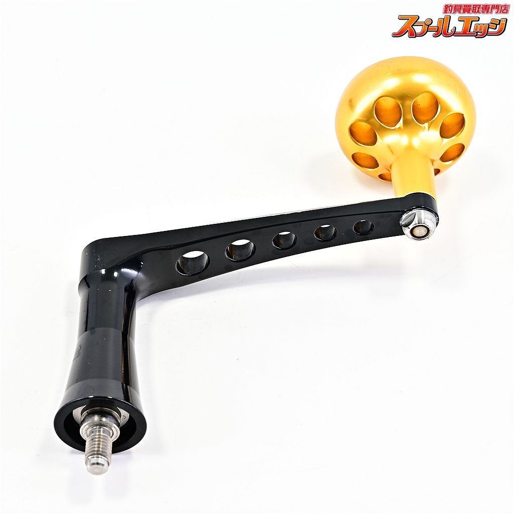 MCワークス 90mm BBパワーハンドル ゴールド|ブラック ステラ18000〜30000左用 MC-WORKS BB POWER HANDLE m42132