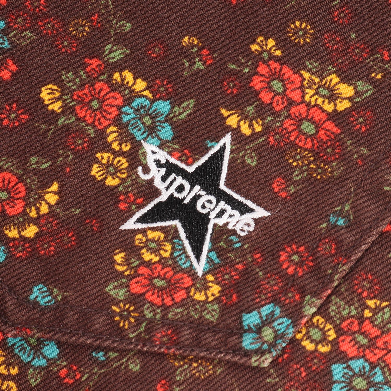 Supreme デニム スターロゴ サイズ30 Supreme ストレートデニム スターロゴ インディゴ 30サイズ Supreme