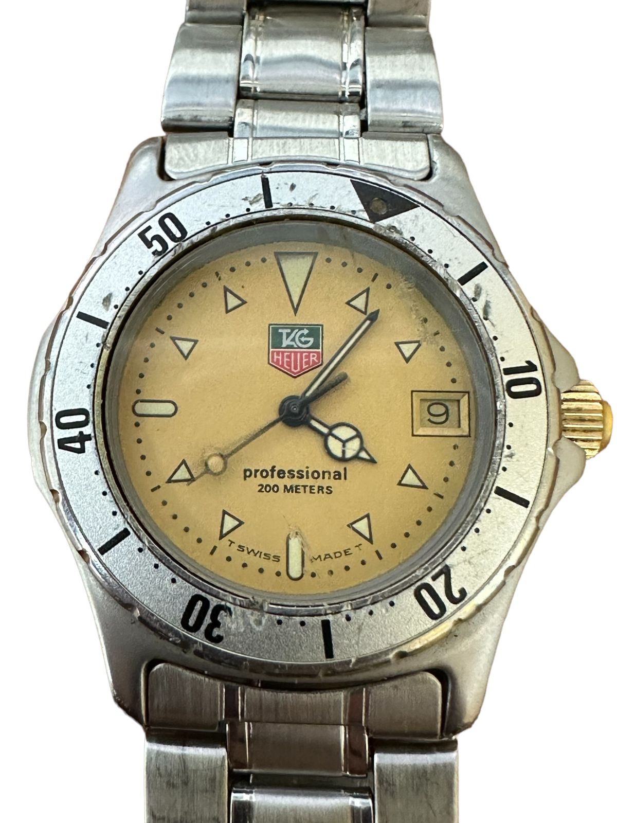 正常稼働☆タグホイヤー TAG HEUER プロフェッショナル 974.013R 