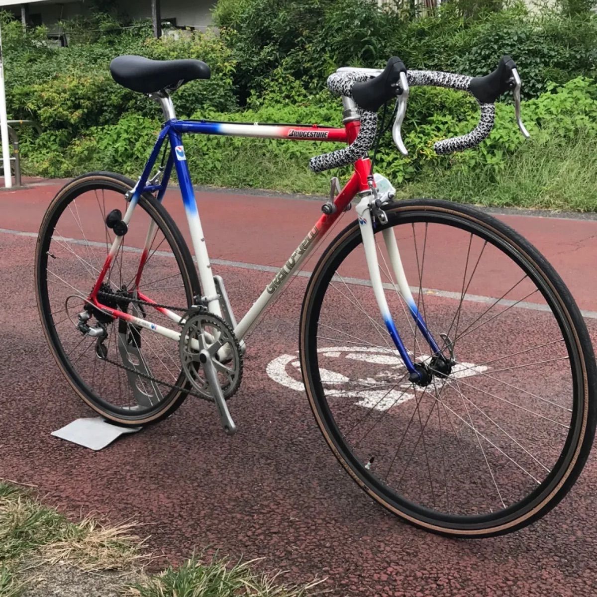 USED】1980-90年代クロモリロードレーサー BRIDGESTONE GRAND VELO 