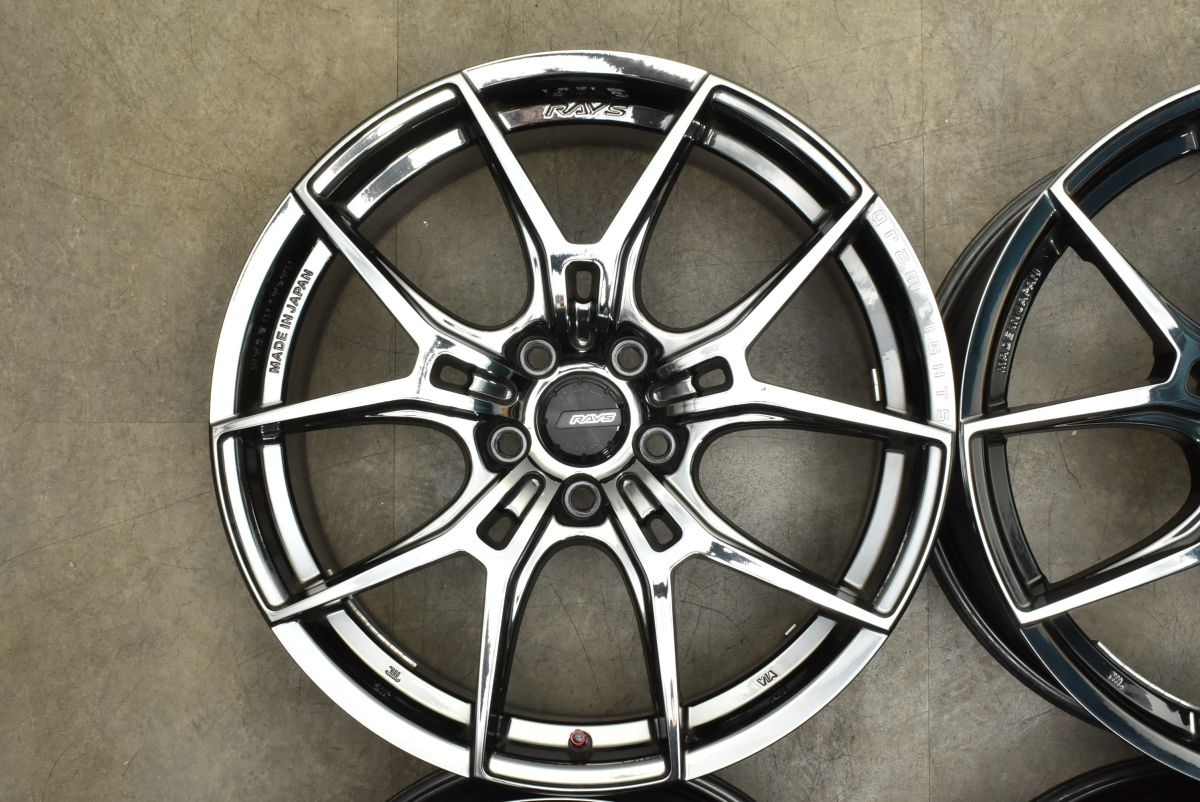 RAYS 】レイズ グラムライツ 57FXZ 19in 8J +45 PCD114.3 4本