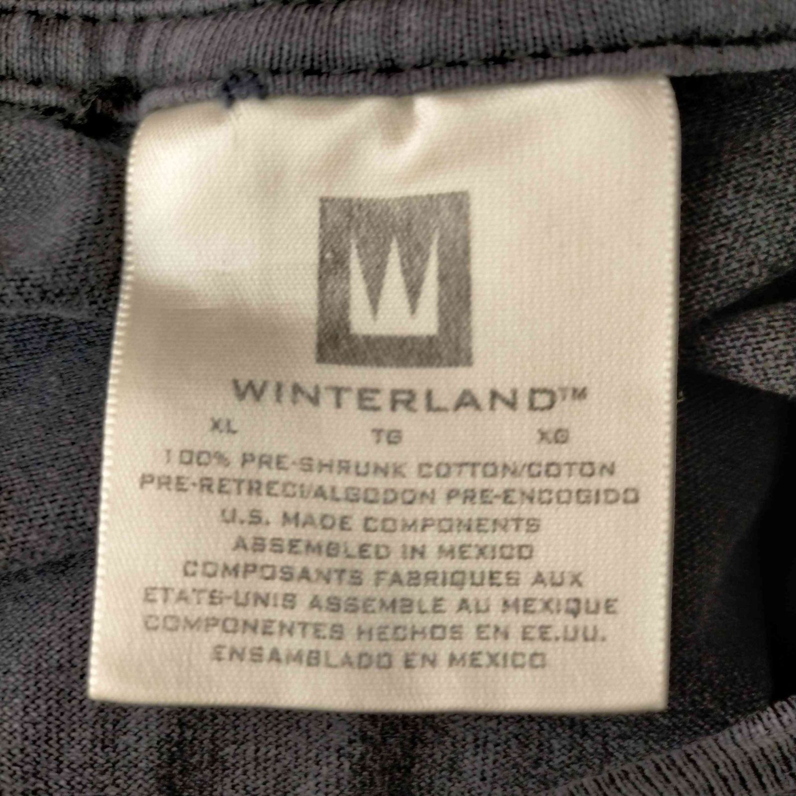 ウインターランド winterland 00s カットオフ加工ノースリーブTシャツ