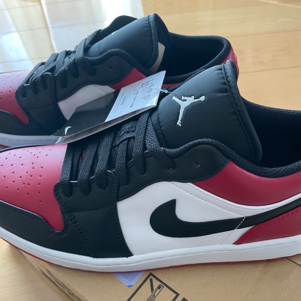 新品 希少30㌢ Nike Air Jordan 1 Low Bred Toe - インタレスト - メルカリ