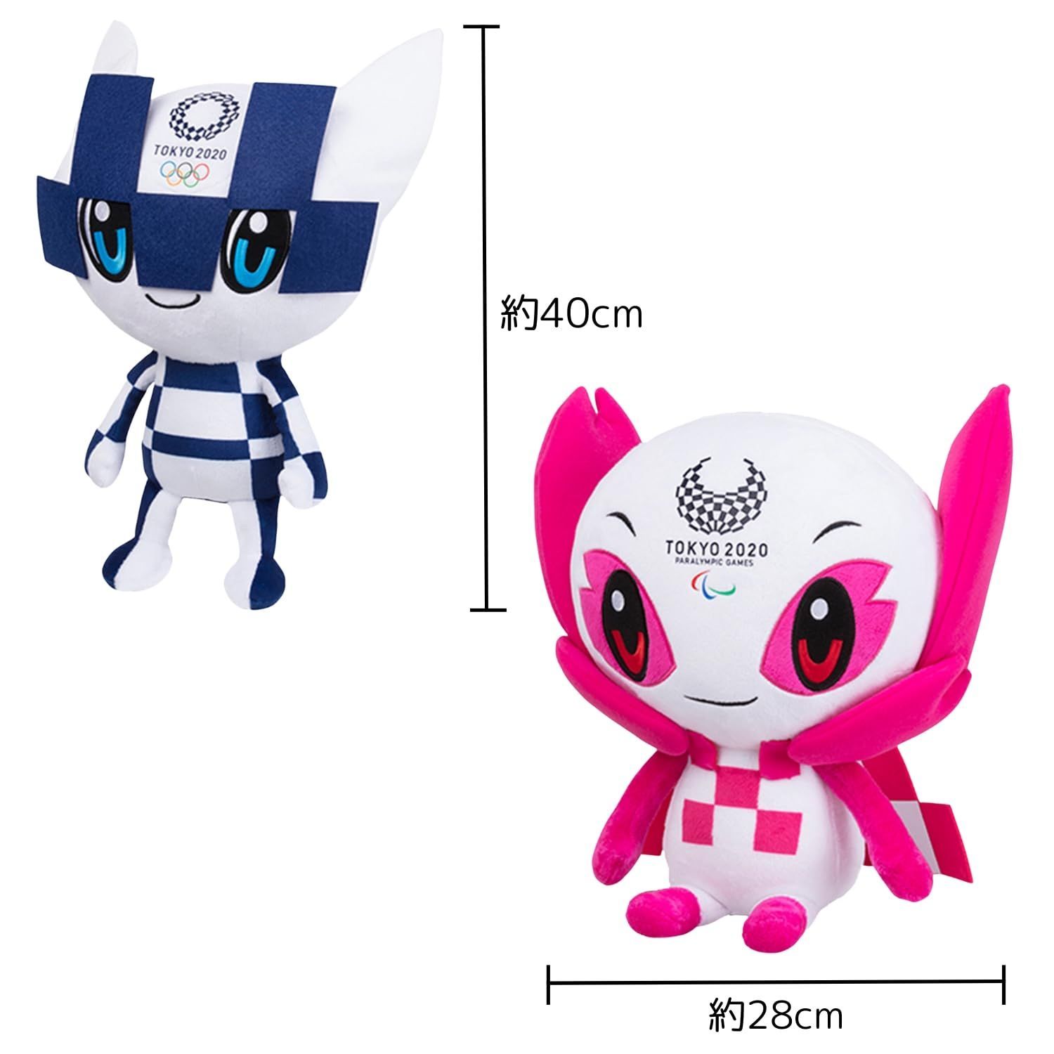 新品 東京 オリンピック パラリンピック マスコット ぬいぐるみ 公式