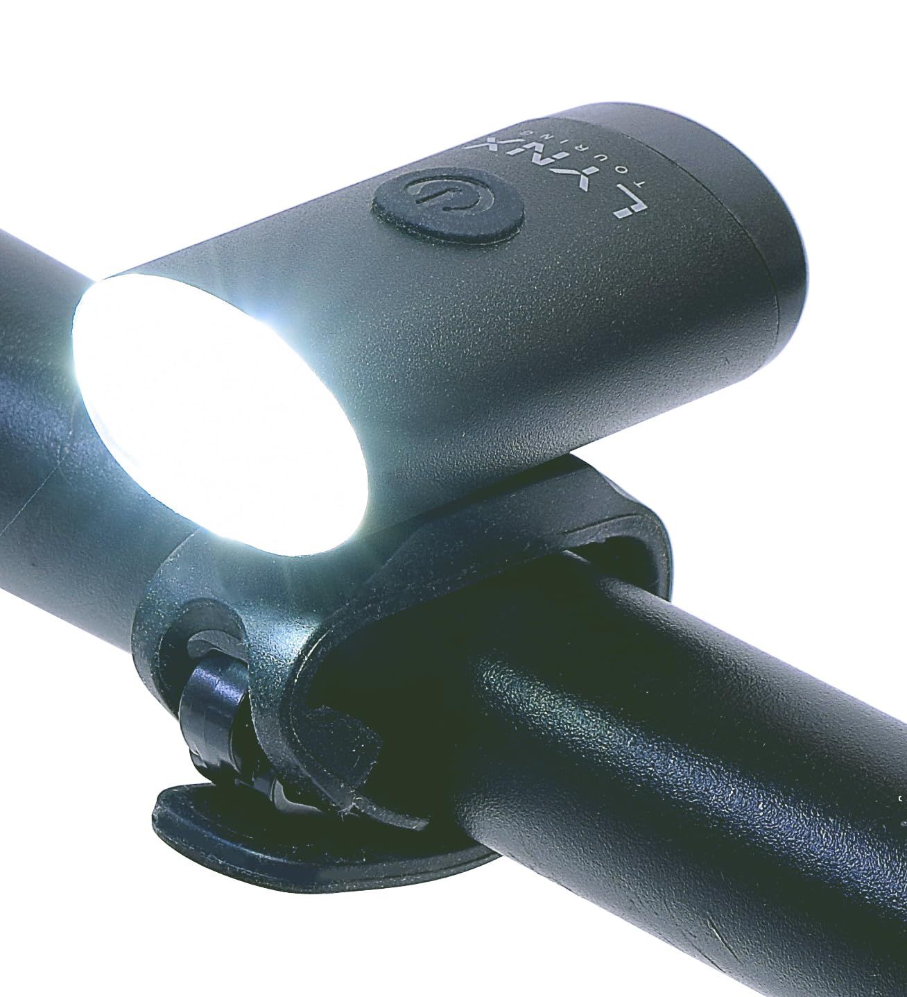 リンクス ツーリング(LYNX TOURING) 充電式ハイパワーLEDヘッドライト 自転車 ロードバイク ライト 100ルーメン USB対応 Type-B 防水 自動調光 4段階切替 LX-126P [USB充電] [100ルーメン・18時間]