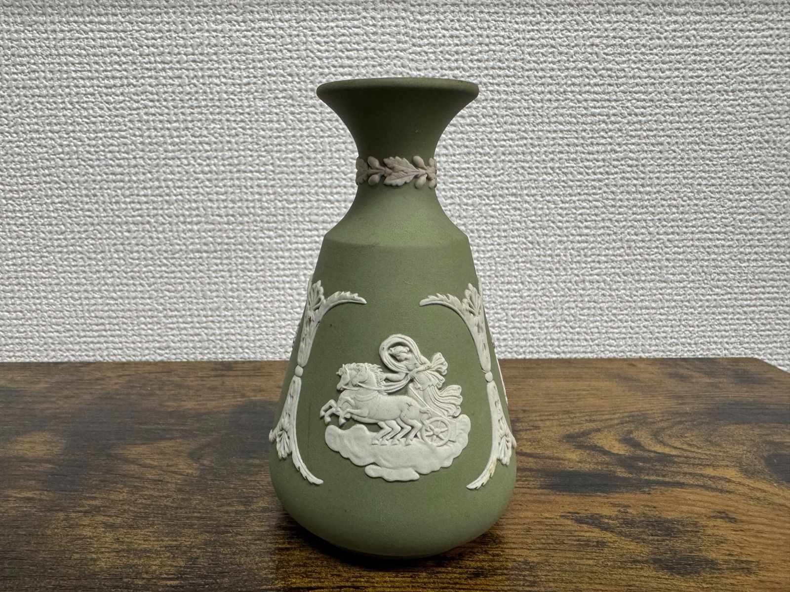 ウェジウッド　フラワーベース　新品未使用 SALE】WEDGWOOD ウェッジウッド ジャスパー フラワーベース