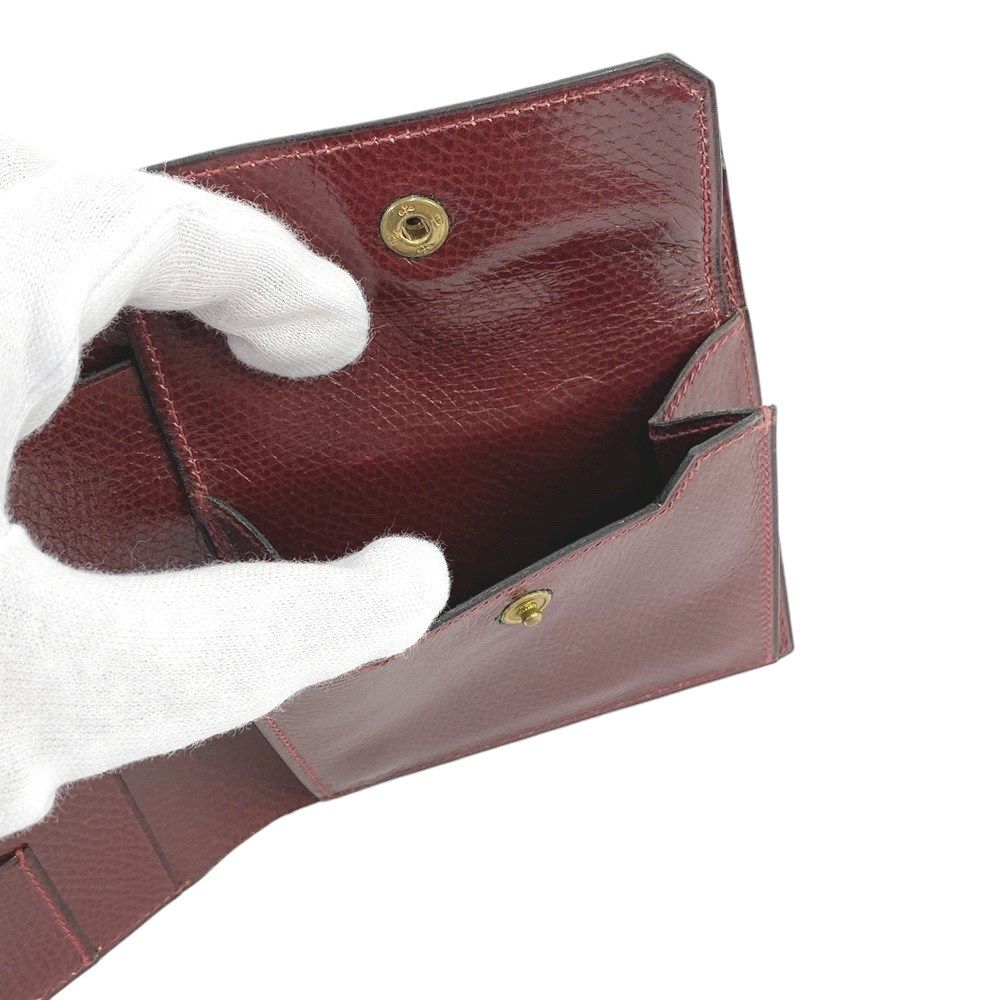 ◇SALE◇ □中古□ヴィンテージ□ エルメス 2つ折り 財布 リセ レッド
