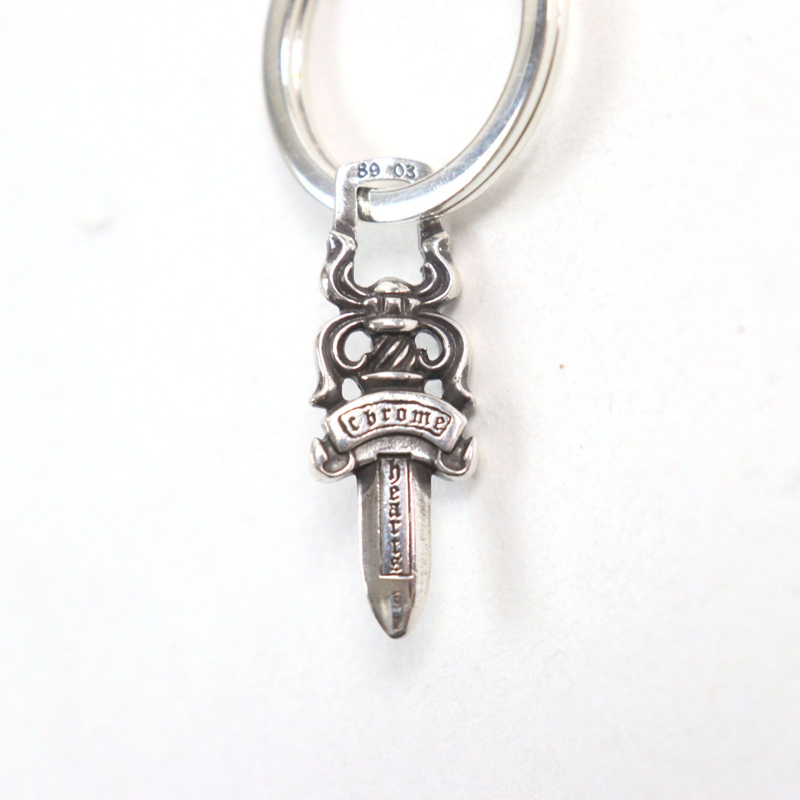 美品○CHROME HEARTS クロムハーツ RNG&No5 DGGR キーリング #5