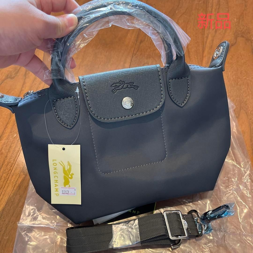 新品　ロンシャン ルプリアージュ　ネオ　LPG xsキャメル 新品 ロンシャン LONGCHAMP ルプリアージュ ネオ LPG 限定品 S黒