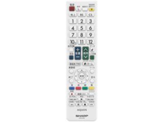 非常に良い】SHARP/シャープ 液晶テレビ用 リモコン＜ホワイト系＞（LC