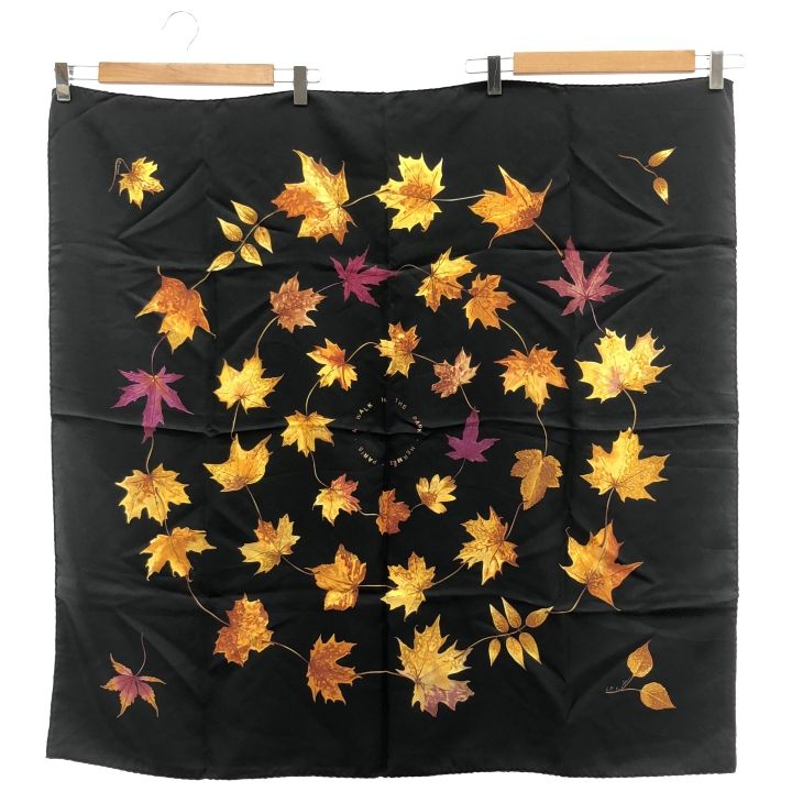 未使用 エルメス Walk in the Park カレ90　hermes HERMES (エルメス) A WALK IN THE PARK カレ90 - ブラック FREE