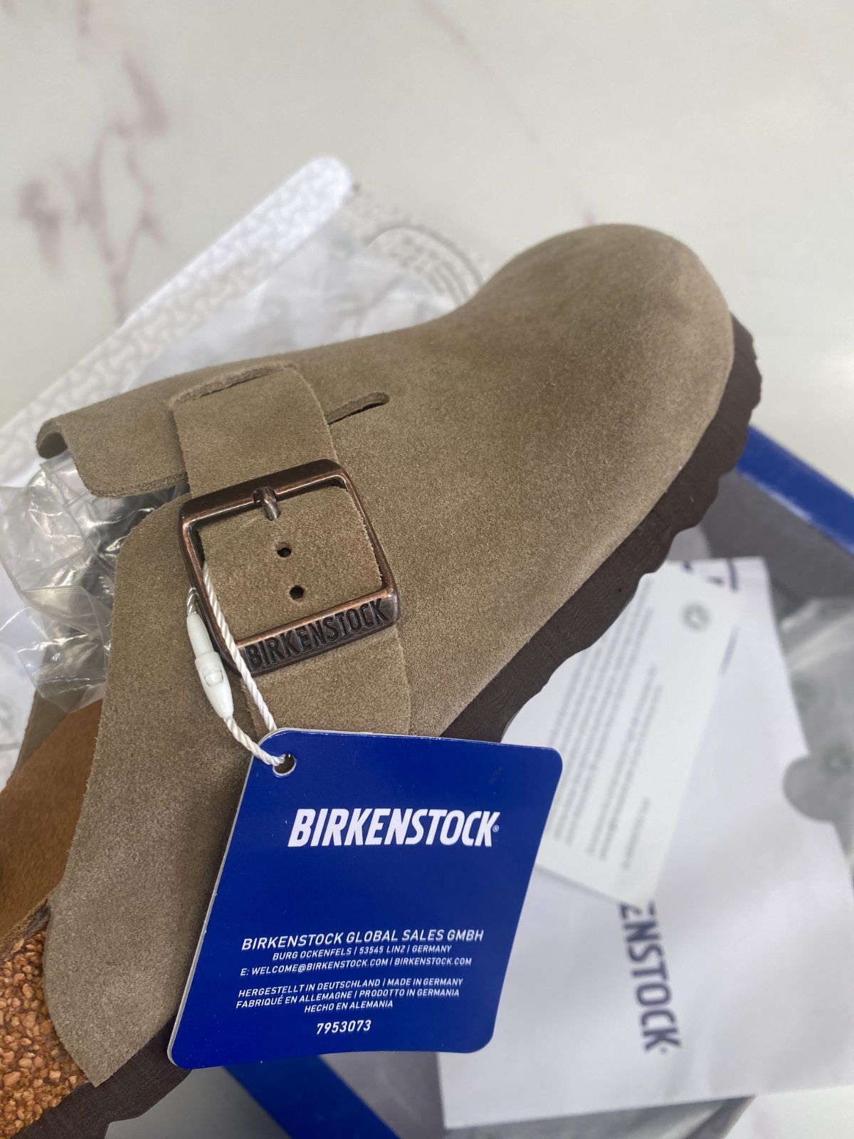 BIRKENSTOCK ビルケン BOSTON ボストン サンダル グレー37 - メルカリ