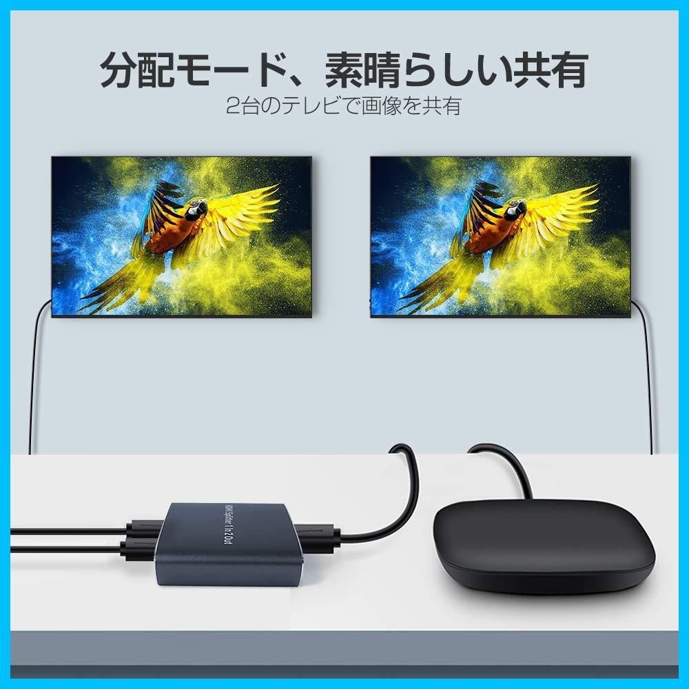 MT-VIKI HDMI 分配器 1入力8出力 4K HDMI スプリッター 8出力同時出力