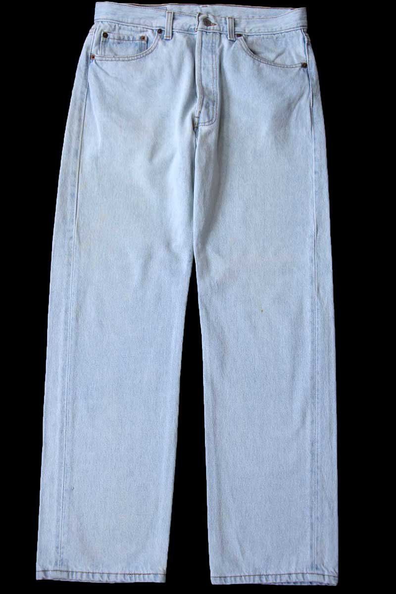 90s Levi sリーバイス 501 デニムパンツ アイスブルー W34 L30 オールド ビンテージ ジーンズ ストレート サークルR