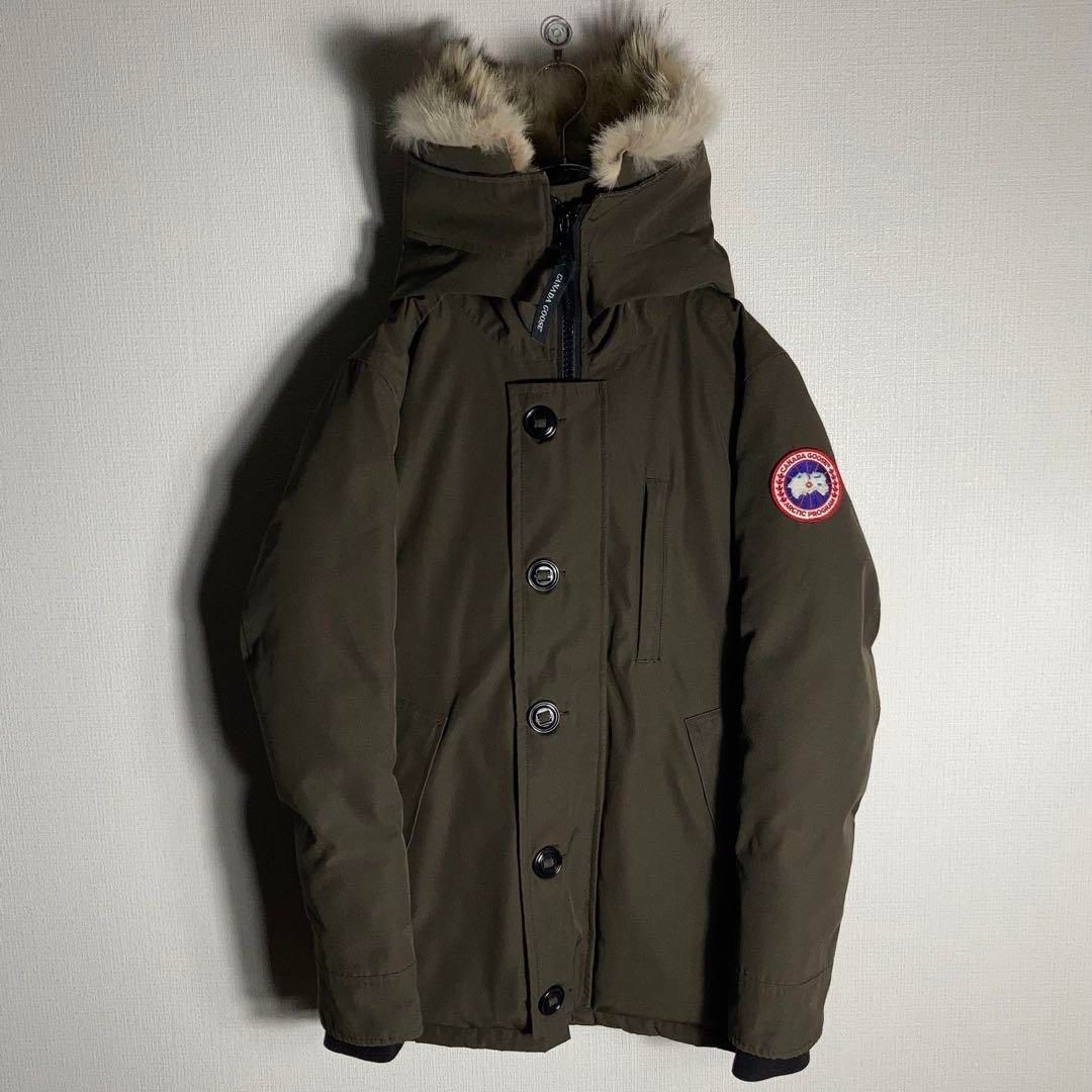 美品】CANADAGOOSE ジャスパーダウンジャケット オリーブ 2XS - メルカリ