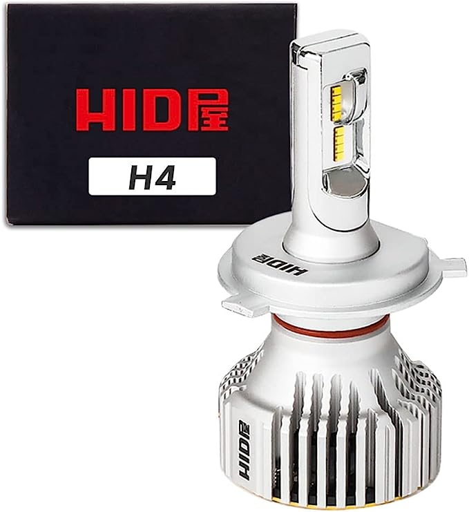 H4Hi/Lo HID屋 LED ヘッドライト 6300lm バイク用 1灯 H4 Hi/Lo 爆光