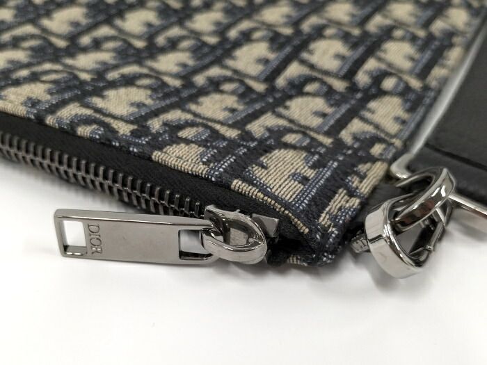 Christian Dior クラッチバッグ オブリーク トロッター キャンバス