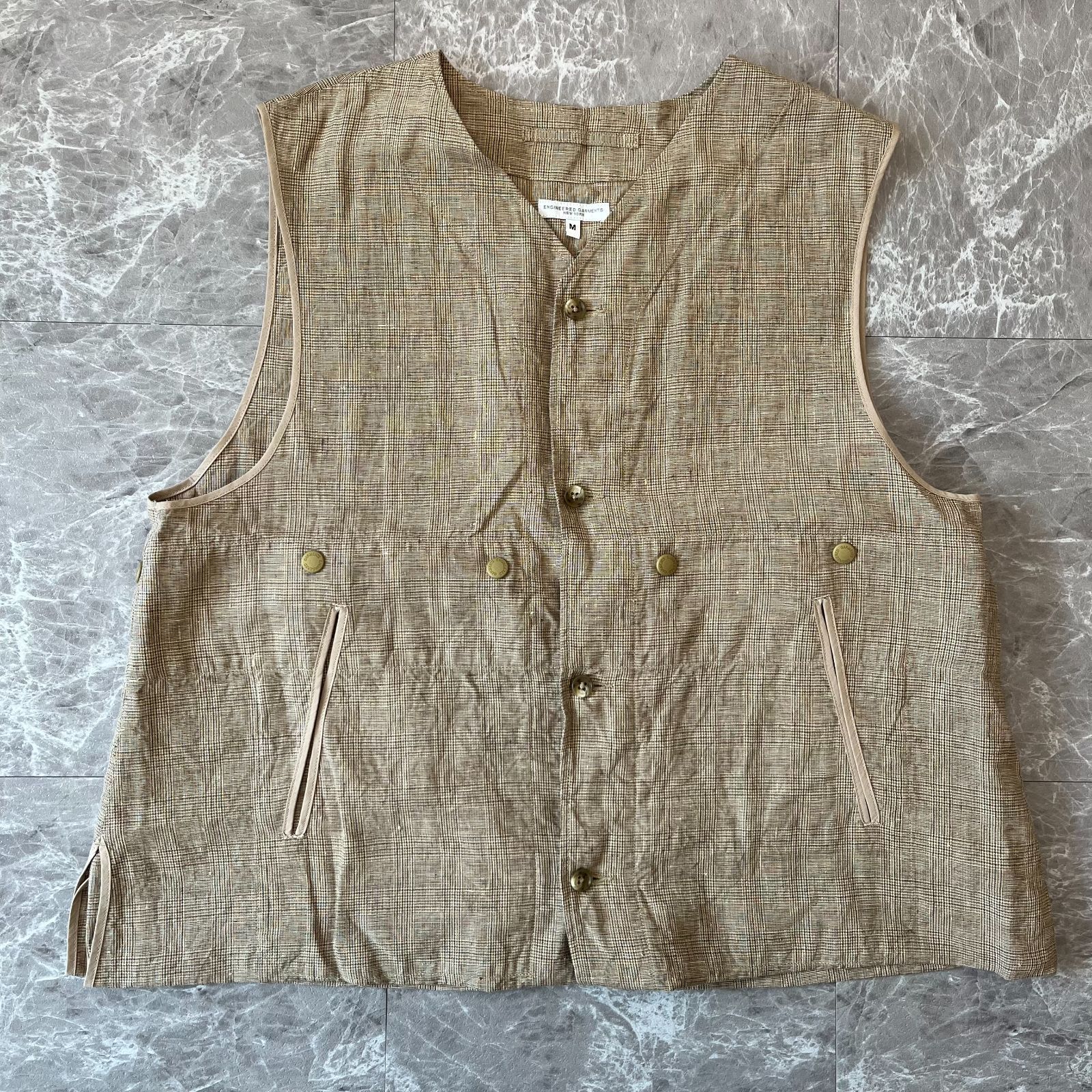 トップス engineered garments Liner vest 24ss Engineered Garments Liner Vest, Olive – Glasswing