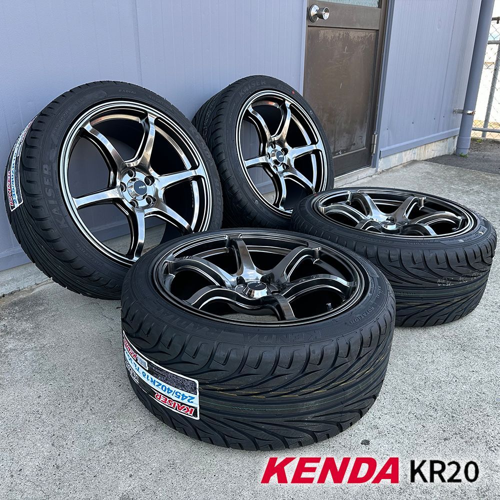 86 ZN6 BRZ ZC6 18インチ タイヤホイールセット Acht-6 クロ