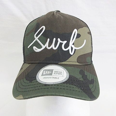 ニューエラ NEW ERA キャップ 帽子 メッシュ カモフラ 迷彩 ロゴ 刺繍 黒 茶 ブラック カーキ ブラウン