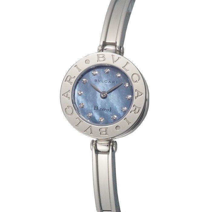 ブルガリ BVLGARI ビーゼロワン 12Pダイヤモンド バングルウォッチ 
