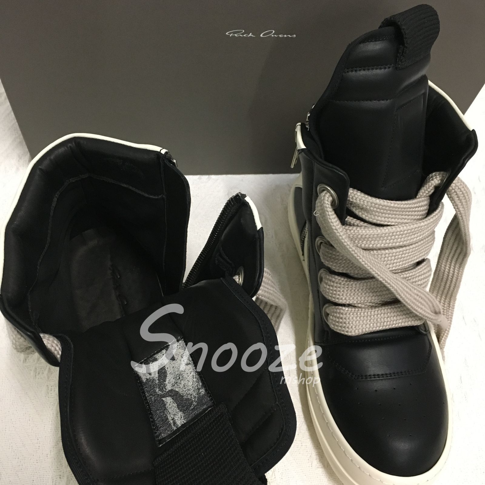 Rick Owens Geobasket ジオバスケット ジャンボレース 28cm Rick Owens Geobasket ジオバスケット ジャンボレース 28cm