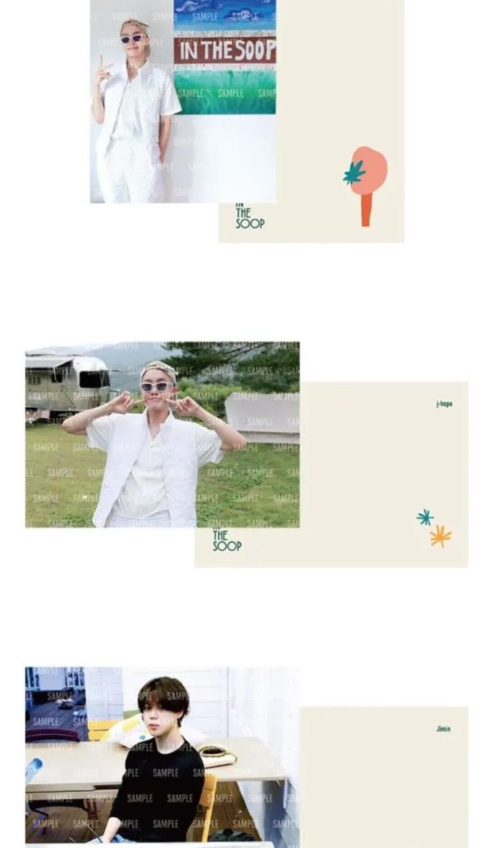 BTS In the SOOP 2021 アクリルフレーム ポストカードブック
