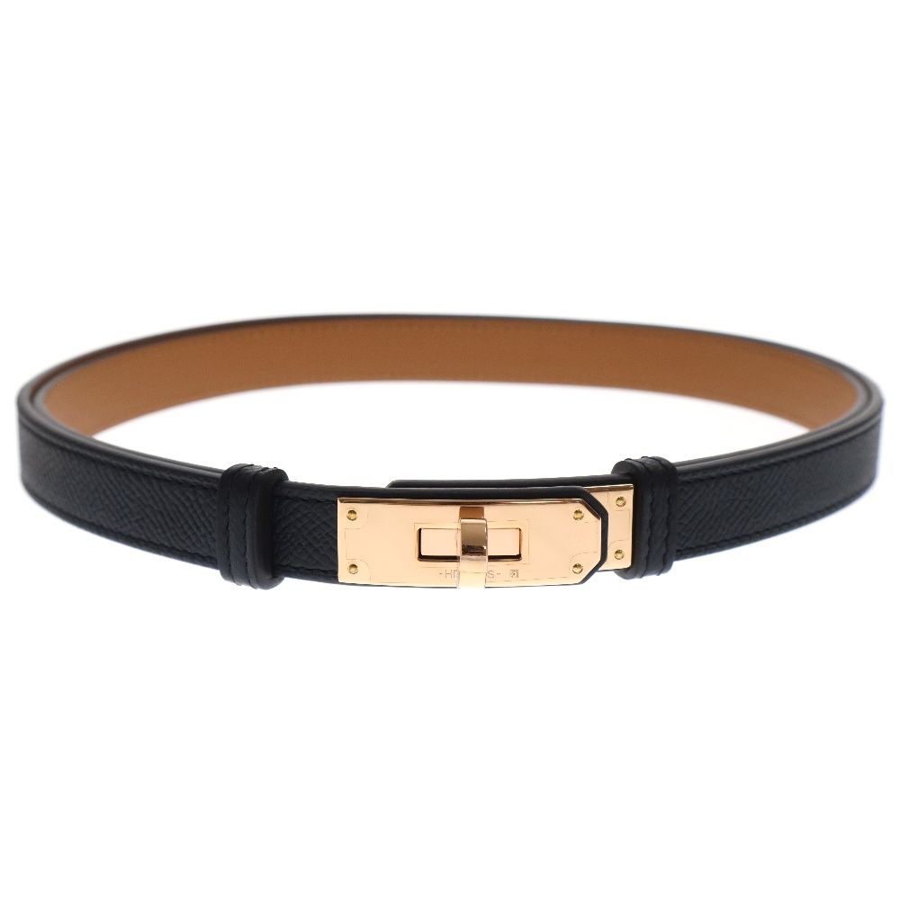 HERMES (エルメス) ケリーベルト18 ヴォーエプソン ゴールド金具 W刻印
