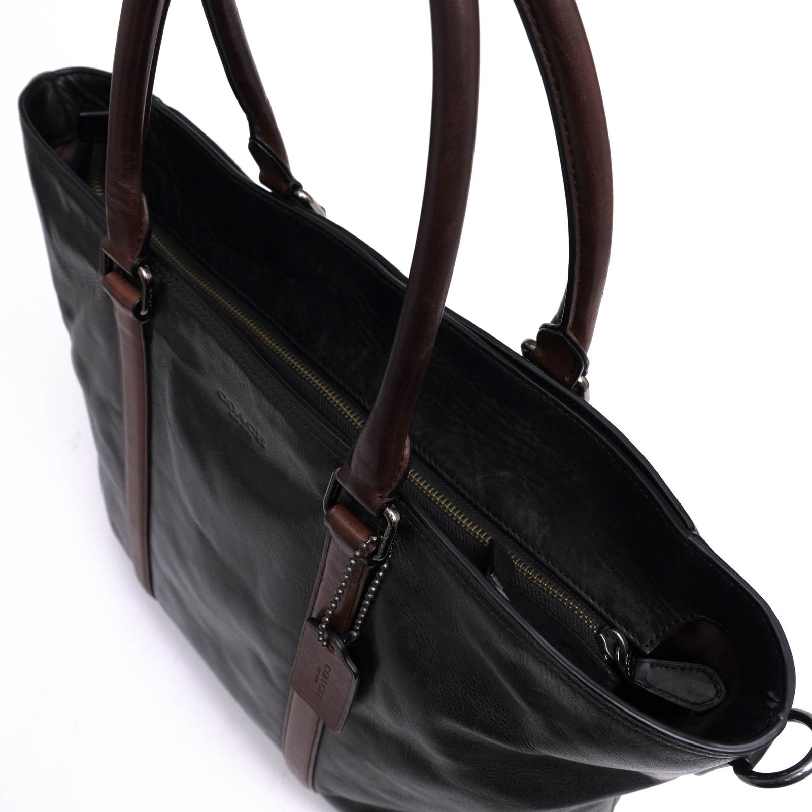 コーチ／COACH バッグ トートバッグ 鞄 ハンドバッグ メンズ 男性 男性用レザー 革 本革 ブラック 黒  72052 Metropolitan Tote in Sports Calf メトロポリタン トート 肩掛け ワンショルダーバッグ コーチ／COACH バッグ トートバッグ 鞄 ハンドバッグ メンズ 男性 男性