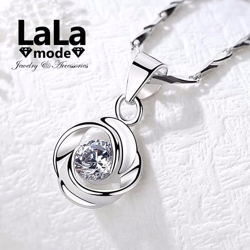ネックレス レディース 花 フラワー モチーフ 0.6ct CZ ネックレス レディース 花 フラワー モチーフ 0.6ct CZ