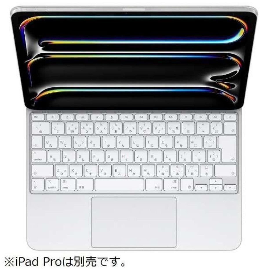 未開封品 Apple アップル 13インチiPad Pro M4 用Magic Keyboard 日本語 MWR43J|A ホワイト