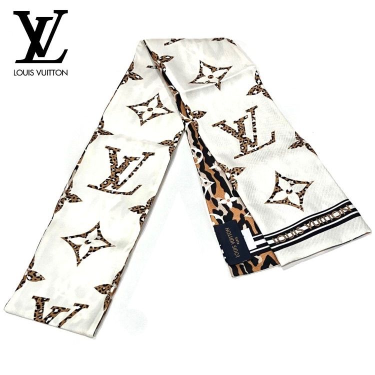 ヴィトン M73649 バンドー ジャイアントモノグラムジャングル スカーフ LOUISVUITTON ルイヴィトン バンドー ジャイアントモノグラム